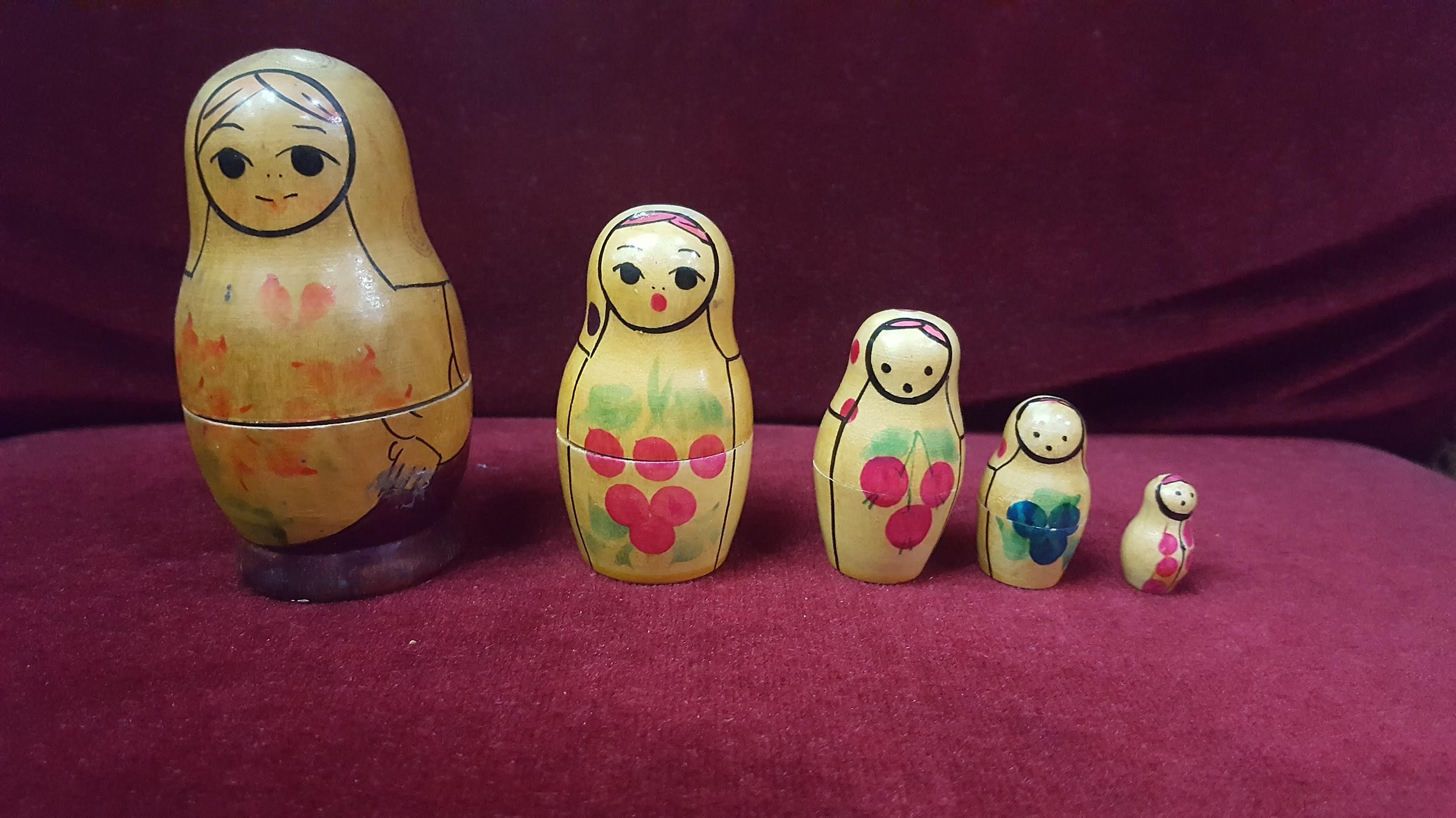 Mamushka 5 partes en madera Cod 31207 Juguetes JUGUETES Y JUEGOS TODOARTE