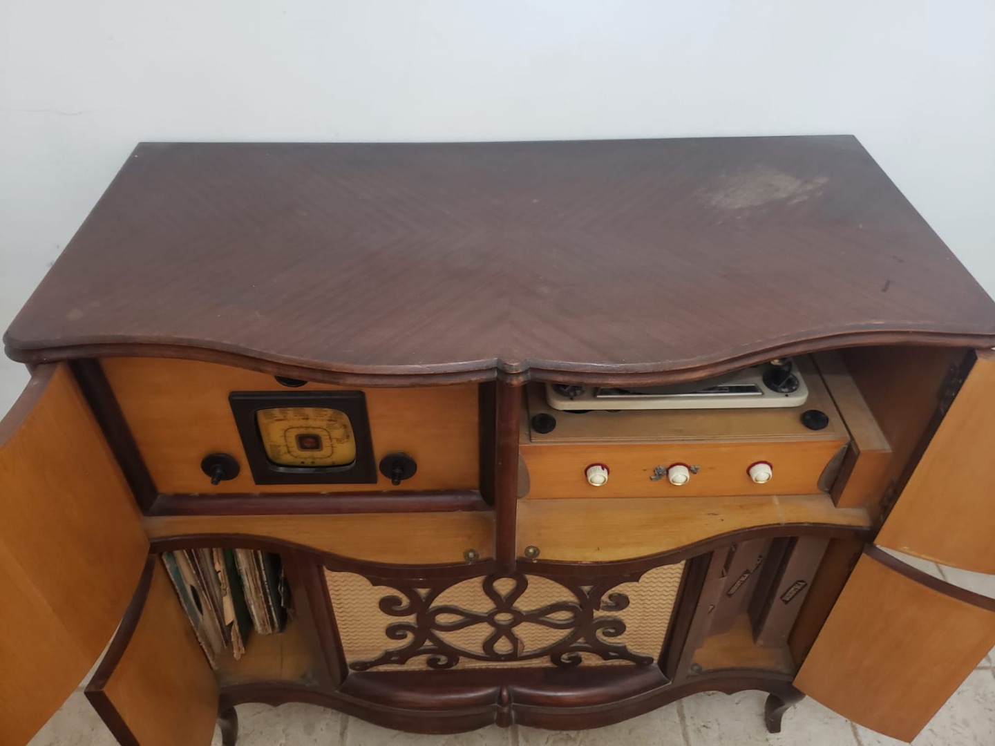 Mueble radio tocadiscos - Tocadiscos y combinados - AUDIO ANTIGUO - TODOARTE