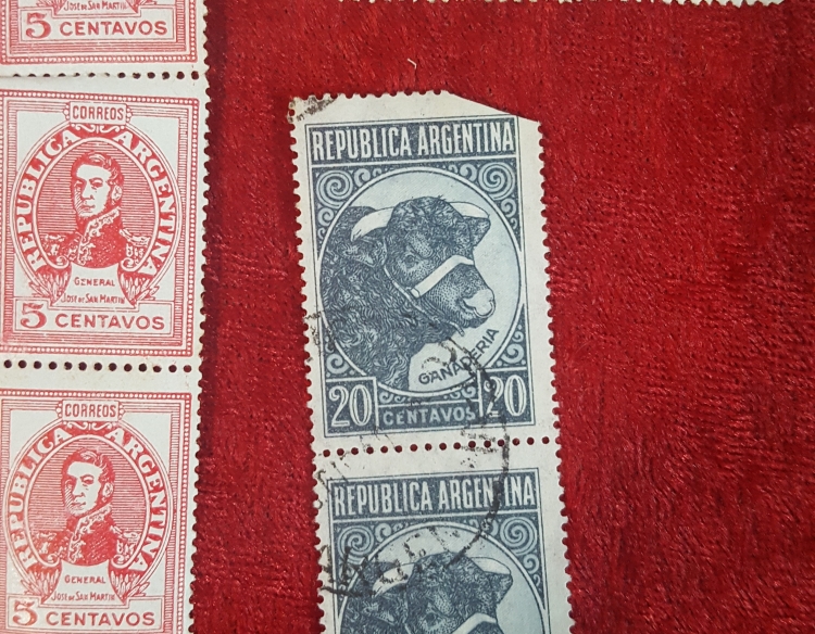 Lote estampillas diversas Argentinas Cod 10550