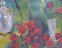 Pastel Cora flores 40 x 60 cms Cod 11281