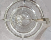Ponchera cristal y plata  800 alemana Cod 11302