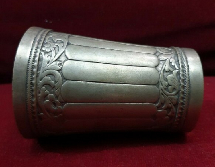 Antiguo vaso colonial de plata 11 cms Cod 11469