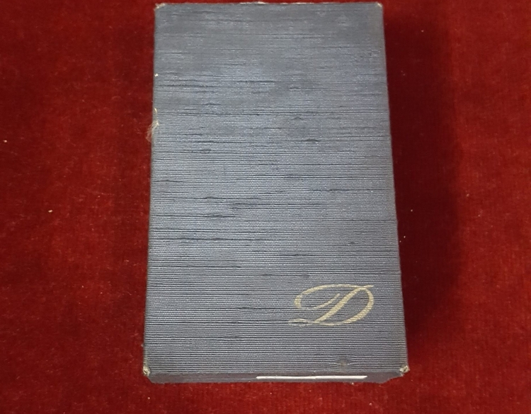 Encendedor francés dupont plata con estuche Cod 18232