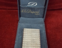 Encendedor francés dupont plata con estuche Cod 18232