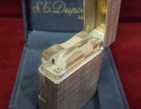 Encendedor francés dupont plata con estuche Cod 18232