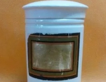 Frasco Farmacia Porcelana Cod 19458