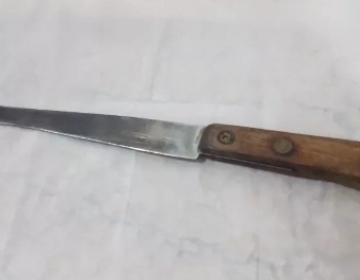 Cuchillo mango madera Cod 19865