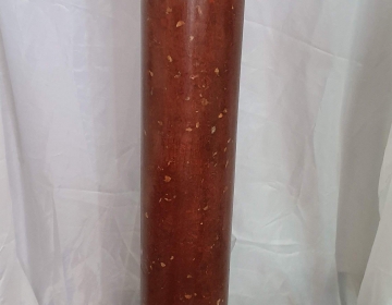 Columna pedestal en piedra roja Cod 21226