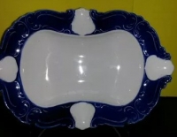 Fuente plato porcelana bavaria azul Cod 21746
