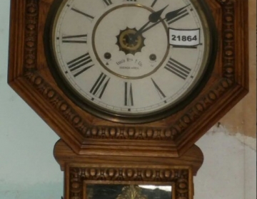 Reloj de pared péndulo octogonal Cod 21864