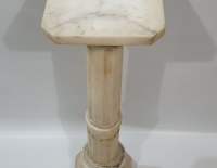 Columna blanca en alabastro Cod 22863