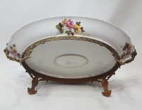 Centro de mesa porcelana Bavaria con broncería Cod 27279