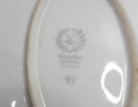 Centro de mesa porcelana Bavaria con broncería Cod 27279