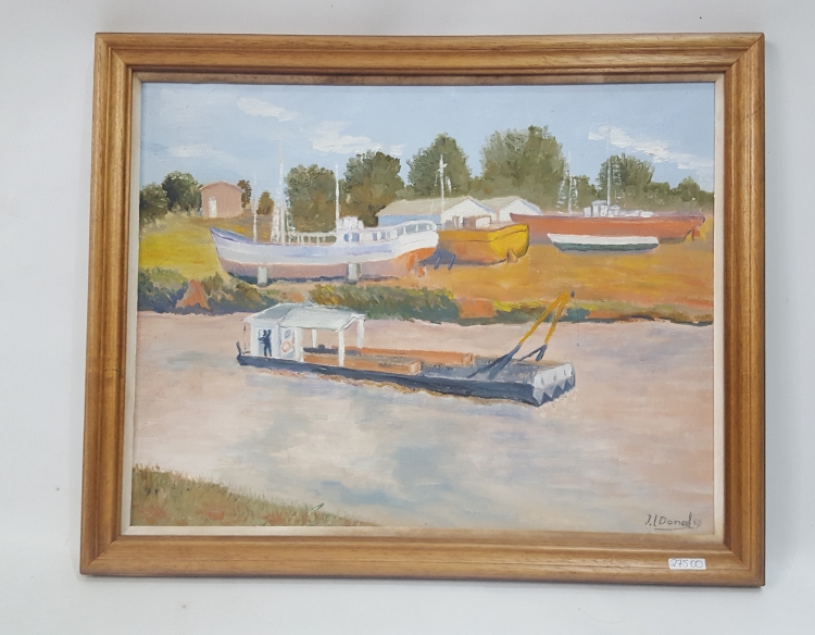 Oleo Doncel Marina 35x45 Cod 27500