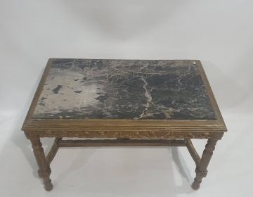 Mesa ratona con mármol portoto 75x45x45 Cod 28292