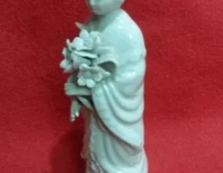 Figuras orientales porcelana blanc de chine Cod 28624