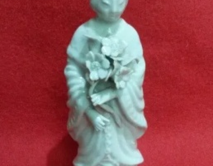 Figuras orientales porcelana blanc de chine Cod 28624