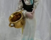Figura cerámica esmaltada campesina Cod 30172