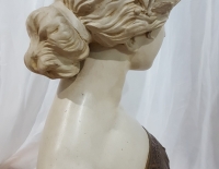 Busto mujer terracota checoslovaca cod 30715