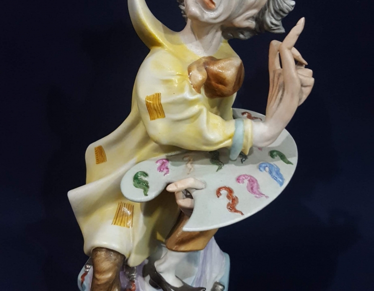 figura pintor porcelana Cod 31107