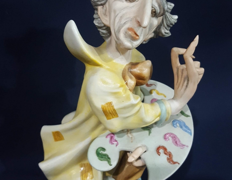 figura pintor porcelana Cod 31107