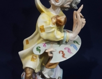 figura pintor porcelana Cod 31107