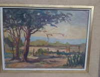 Oleo A. Alonso paisaje 25x36 cm Cod 31487