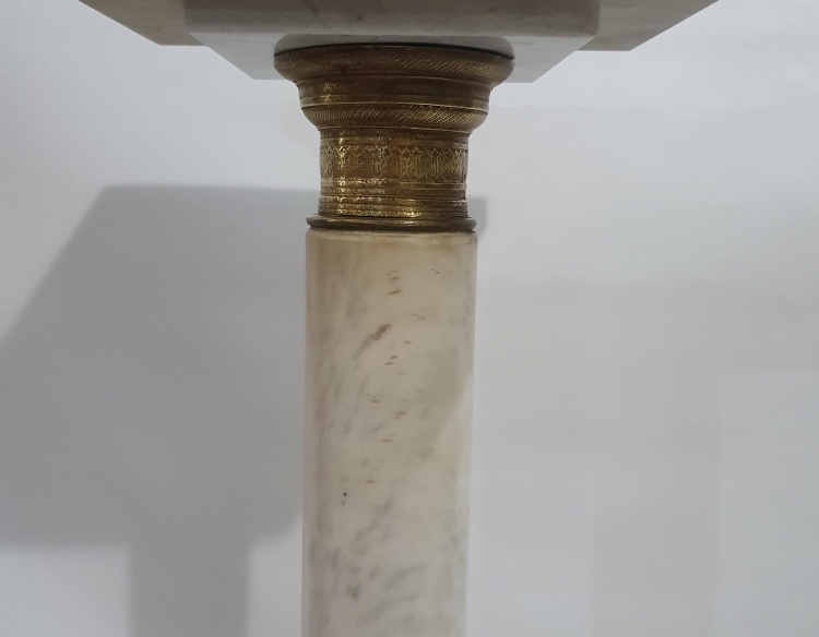 Columna mármol blanco 1,15mt Cod 31743