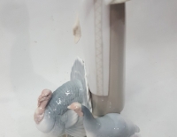 Figura mujer con pavos lladro 40 cm Cod 31751