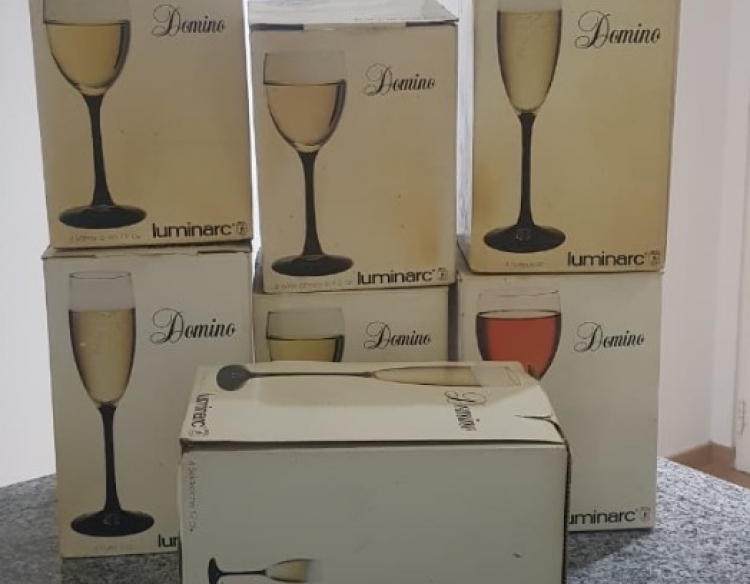 Copas cristal francés Dominó Luminarc
