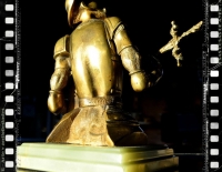 Magnifica figura en bronce del Quijote