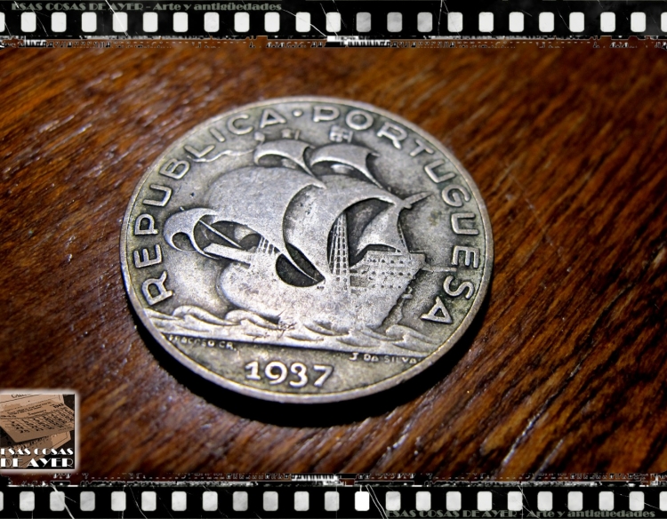 Moneda 5 Escudos Portugueses 1937