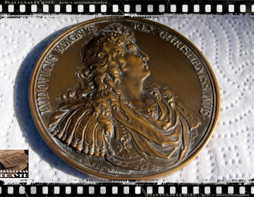 Medalla por la victoria de Luis XIV sobre los turcos