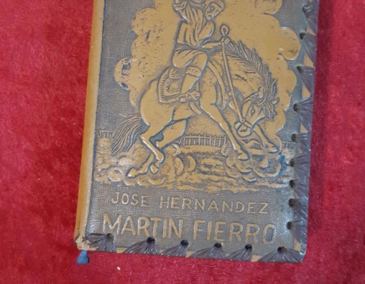 Libro Martin Fierro 1968 Forrado en cuero