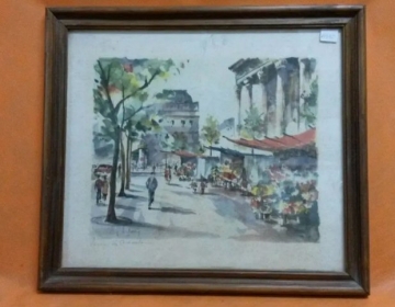 Cuadro Calle De Parìs La Madeleine Cod 12282