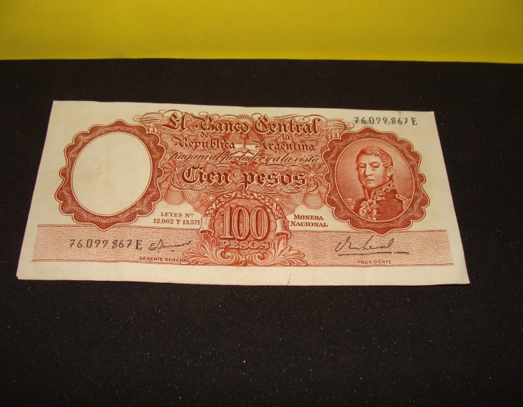Billete 100 pesos Argentina 1947
