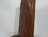 Cara de cristo tallado en madera Cod 31877