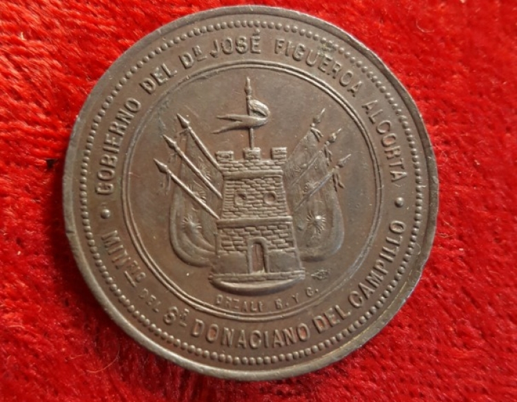 Medalla Fogueroa Alarcota don. Campillo 1896 Cod 28440