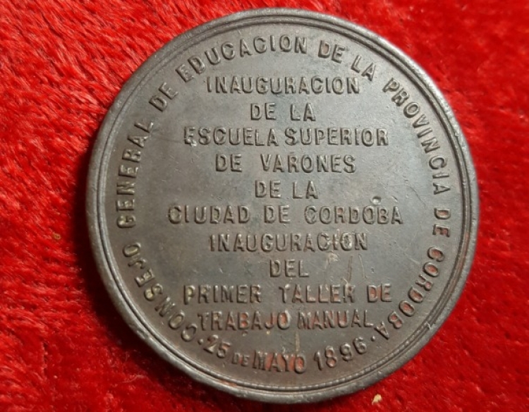 Medalla Fogueroa Alarcota don. Campillo 1896 Cod 28440