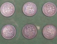 Colección de 120 monedas de plata