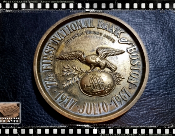 Medalla Banco de Boston Año 1967