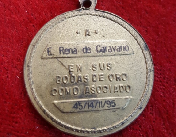 Medalla centro unión dependiente Rosario Cod 28444