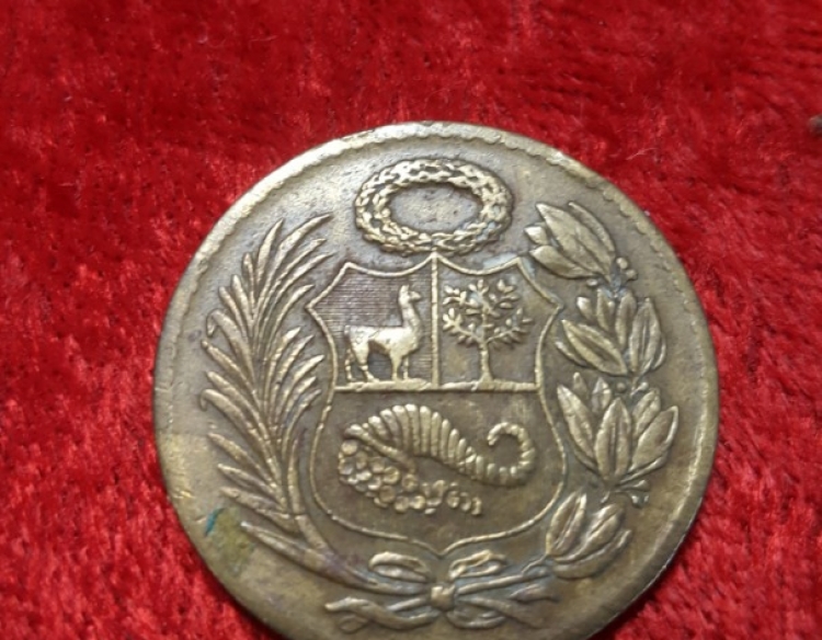 Moneda Perú 1/2 Sol 1963 Cod 31916