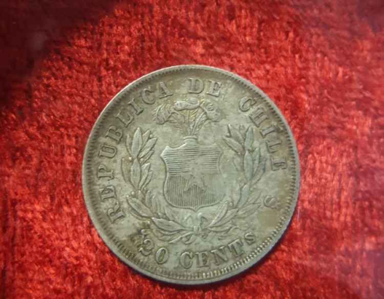  Moneda Chile Año 1878 Cod 31920