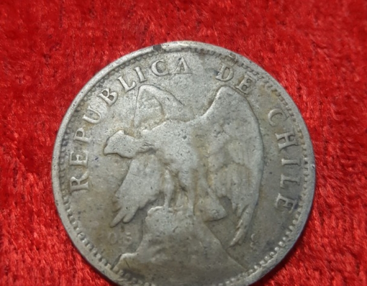 Moneda Chile Año 1927 Cod 31919