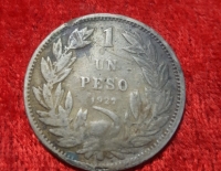 Moneda Chile Año 1927 Cod 31919