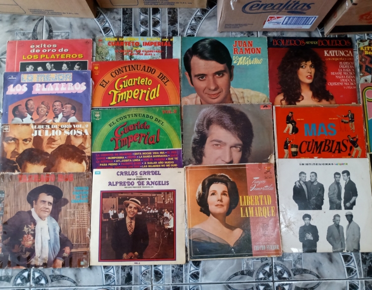 Discos de Vinilo Originales - Liquido lote completo o por interpretes