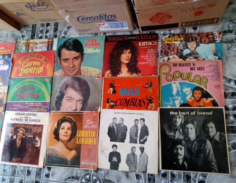 Discos de Vinilo Originales - Liquido lote completo o por interpretes