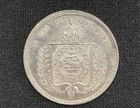 Brasil - 500 Reis - Año 1861 - Km # 464 - Plata .917