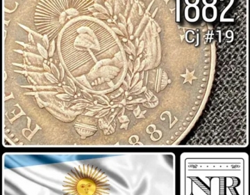 Argentina - 20 Centavos - Año 1882 - Cj #19 | Km #27 - **